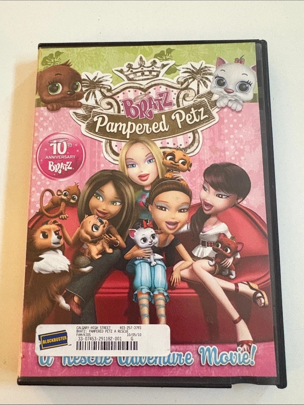 Bralley Bling! Blingz Pampered Petz: A Rescue Adventure Movie! DVD Movie Pink
